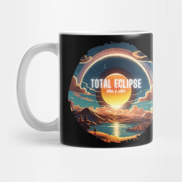 Total Solar Eclipse April 8, 2024 During the Day by Little Duck Designs